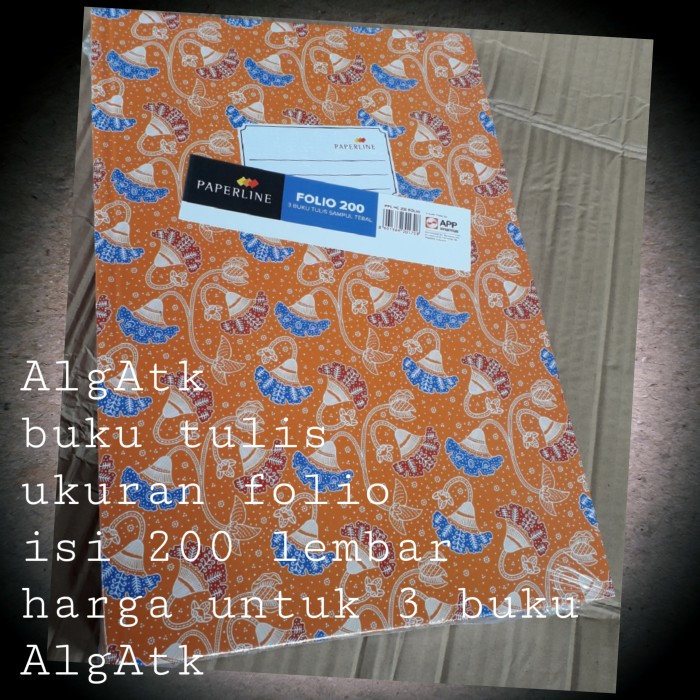 Detail Buku Tulis 200 Lembar Nomer 37