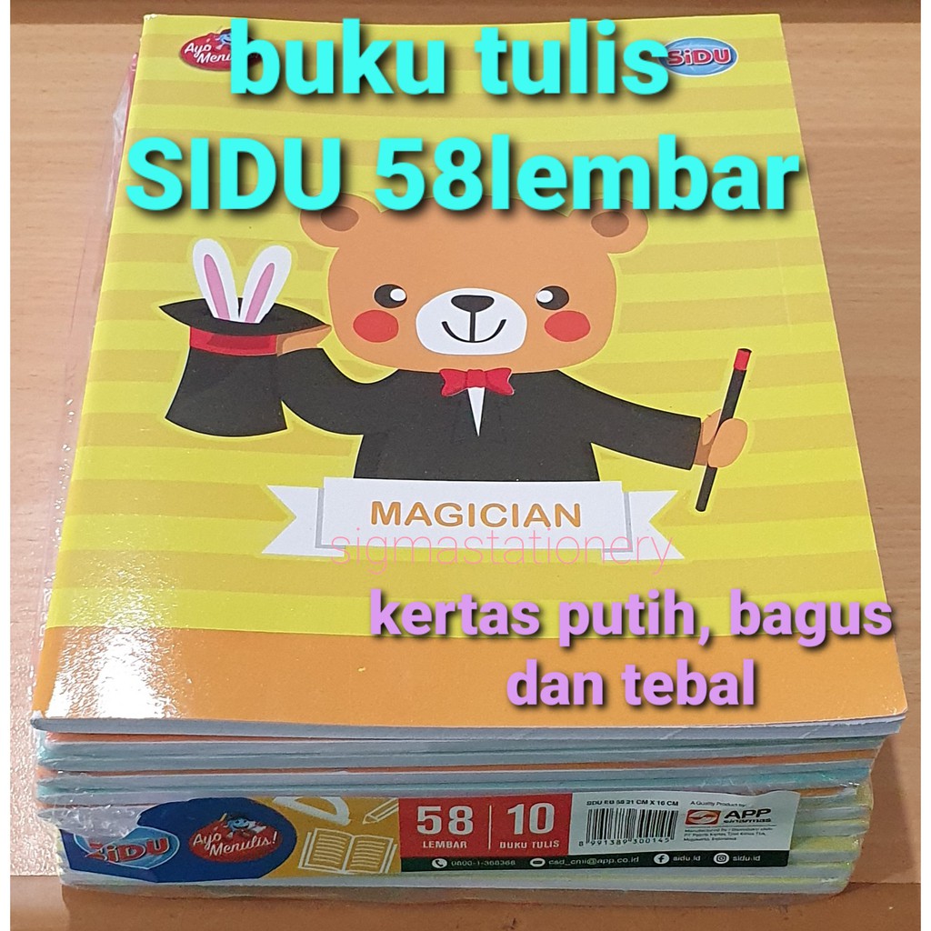 Detail Buku Tulis 58 Lembar Nomer 40