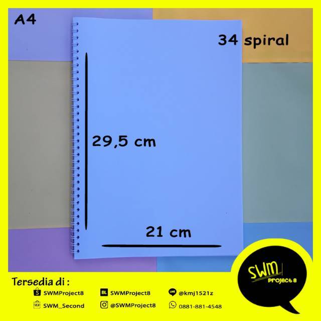 Detail Buku Tulis A4 Nomer 47