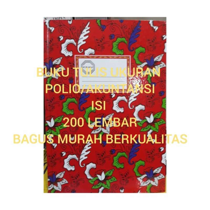 Detail Buku Tulis Akuntansi Nomer 29