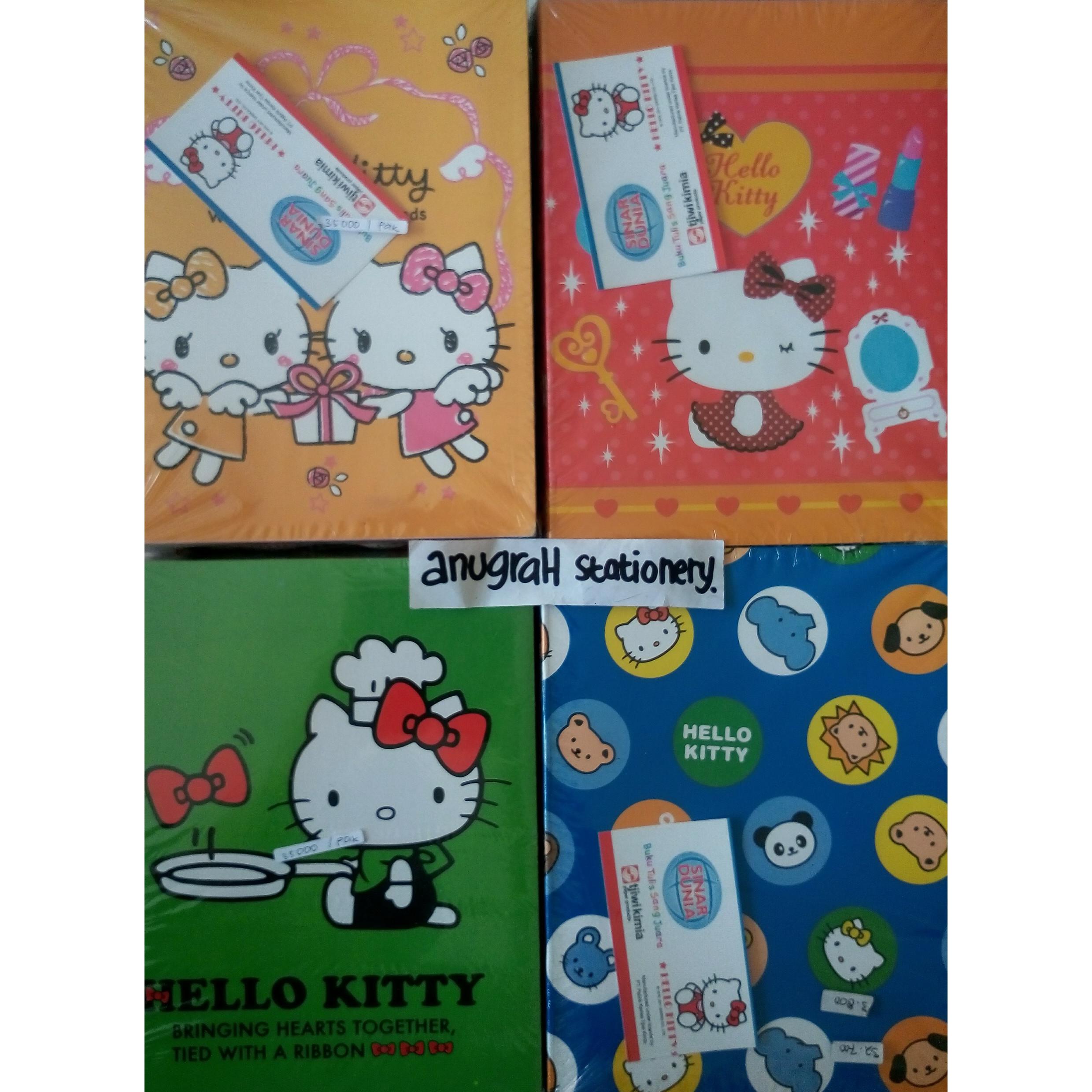 Detail Buku Tulis Hello Kitty Nomer 11