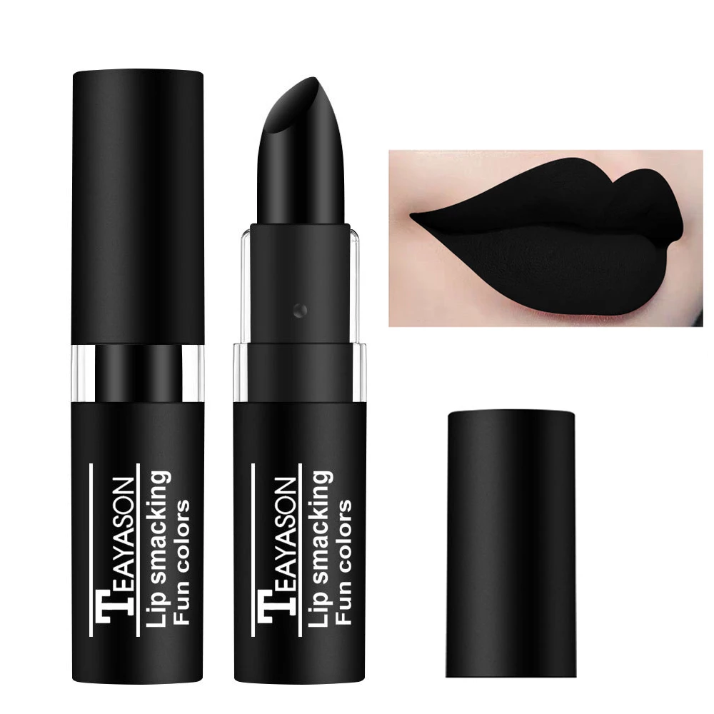Detail Black Lips Makeup Nomer 13