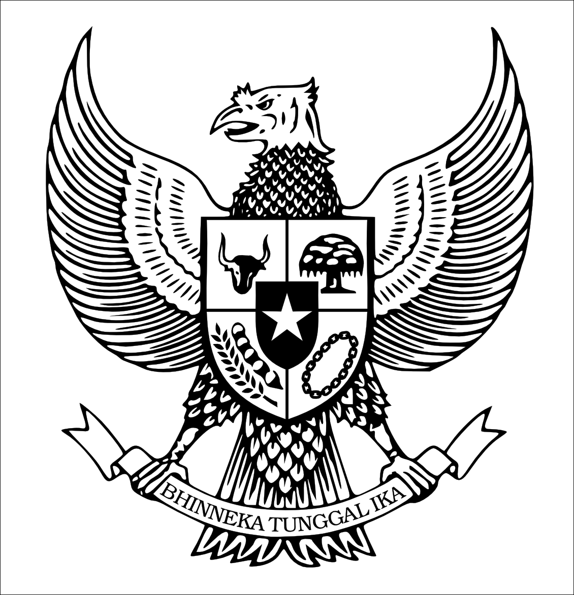 Detail Download Logo Garuda Hitam Putih Nomer 3