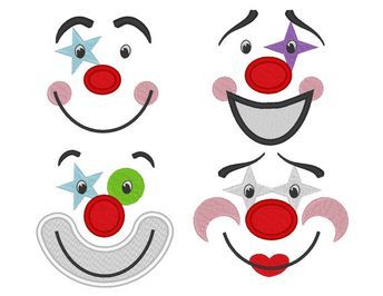 Kinder Clown Gesicht - KibrisPDR