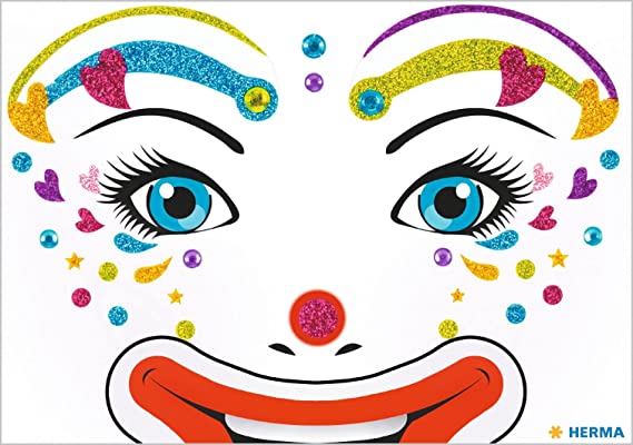 Detail Kinder Clown Gesicht Nomer 10