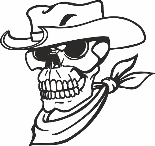 Detail Totenkopf Zeichnung Nomer 6