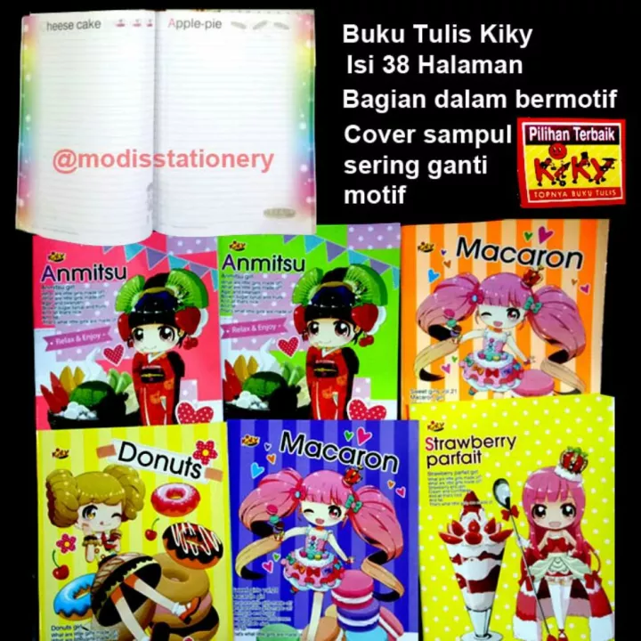 Detail Buku Tulis Kiky 38 Nomer 39