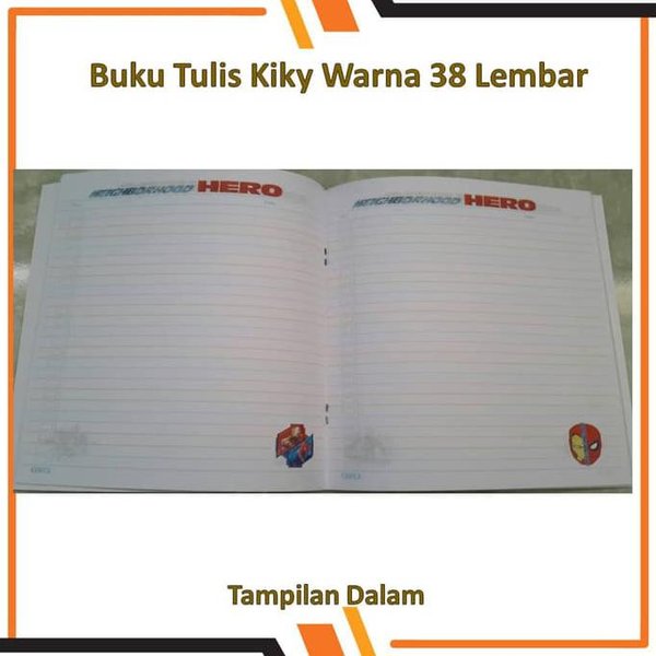 Detail Buku Tulis Kiky Warna Nomer 10