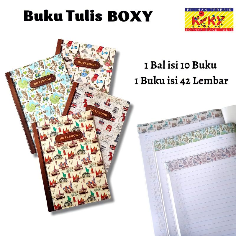 Detail Buku Tulis Kiky Warna Nomer 20