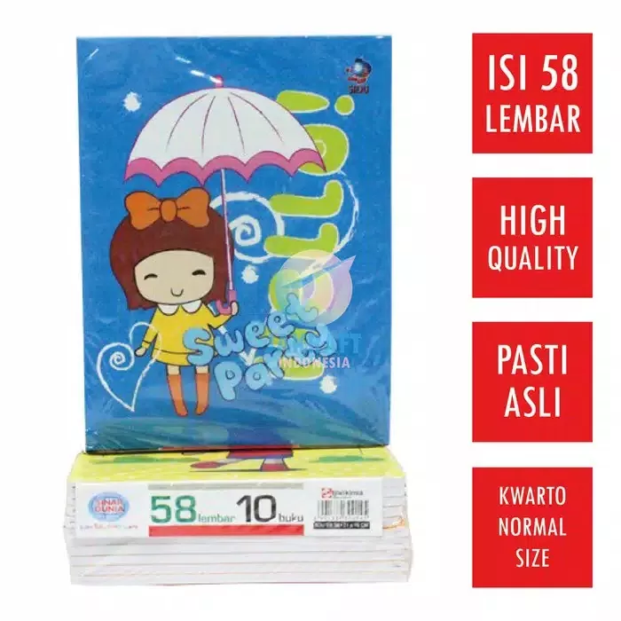 Detail Buku Tulis Sinar Dunia Nomer 54