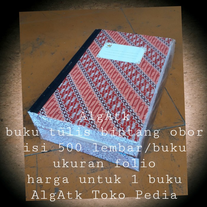 Detail Buku Tulis Tebal 500 Lembar Nomer 14