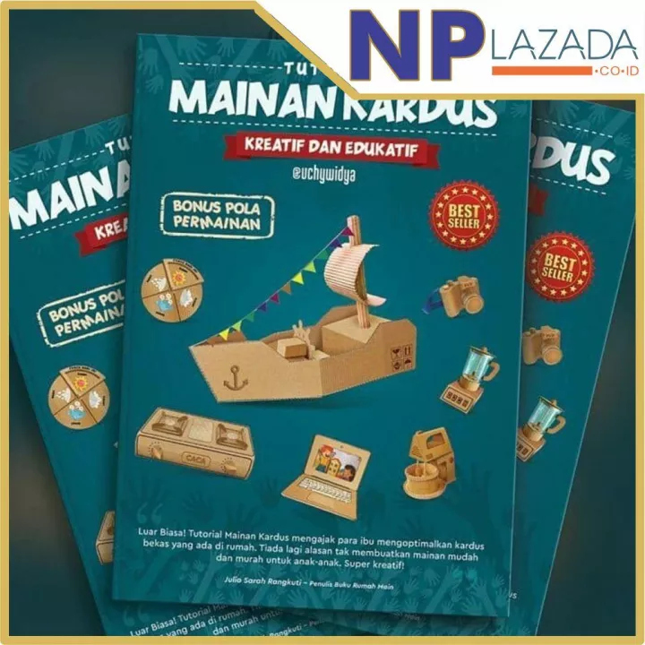 Detail Buku Tutorial Mainan Kardus Nomer 3