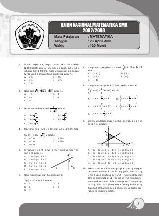 Detail Buku Un Matematika Smk Nomer 21