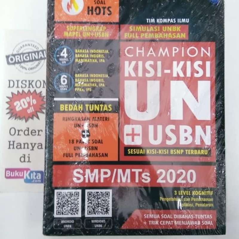 Detail Buku Un Usbn Smp 2020 Nomer 45