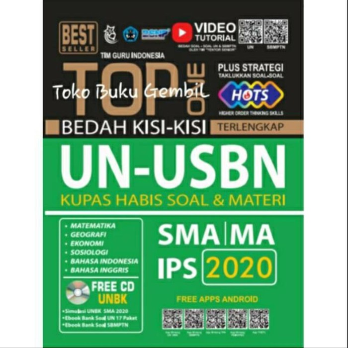 Detail Buku Unbk Sma Ips 2020 Nomer 9