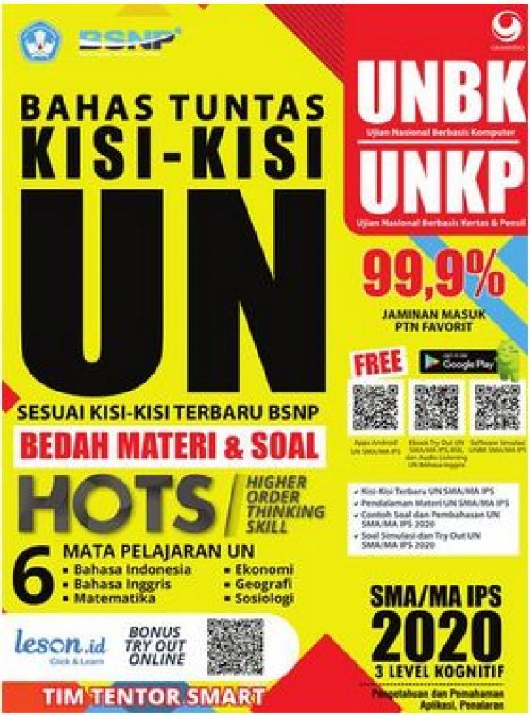 Detail Buku Unbk Smp 2020 Terbaik Nomer 47