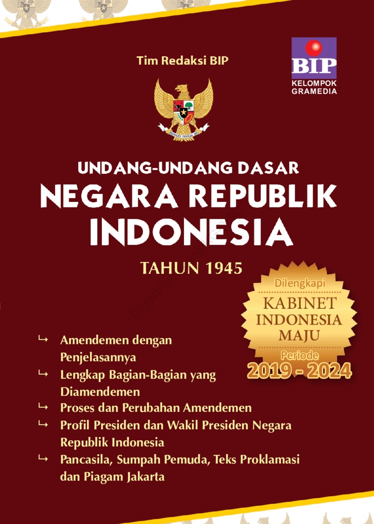 Detail Buku Undang Undang Nomer 5