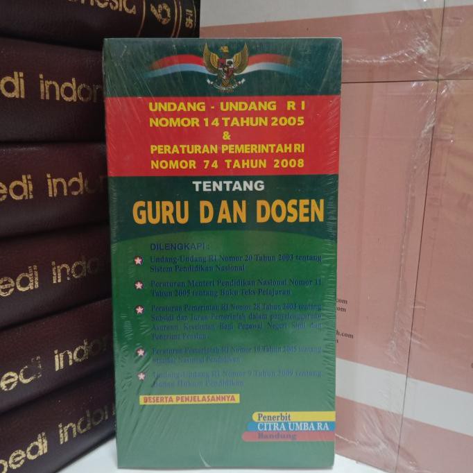 Detail Buku Undang Undang Guru Dan Dosen Nomer 13