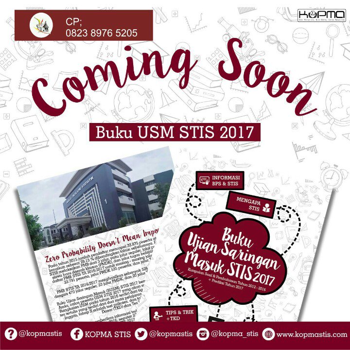 Detail Buku Usm Stis 2016 2017 Nomer 17