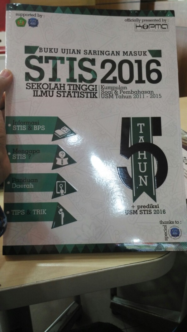 Detail Buku Usm Stis 2016 2017 Nomer 28