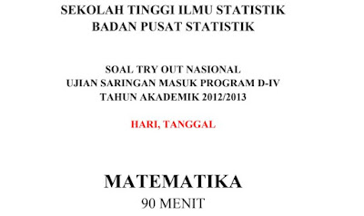 Detail Buku Usm Stis 2020 Nomer 28