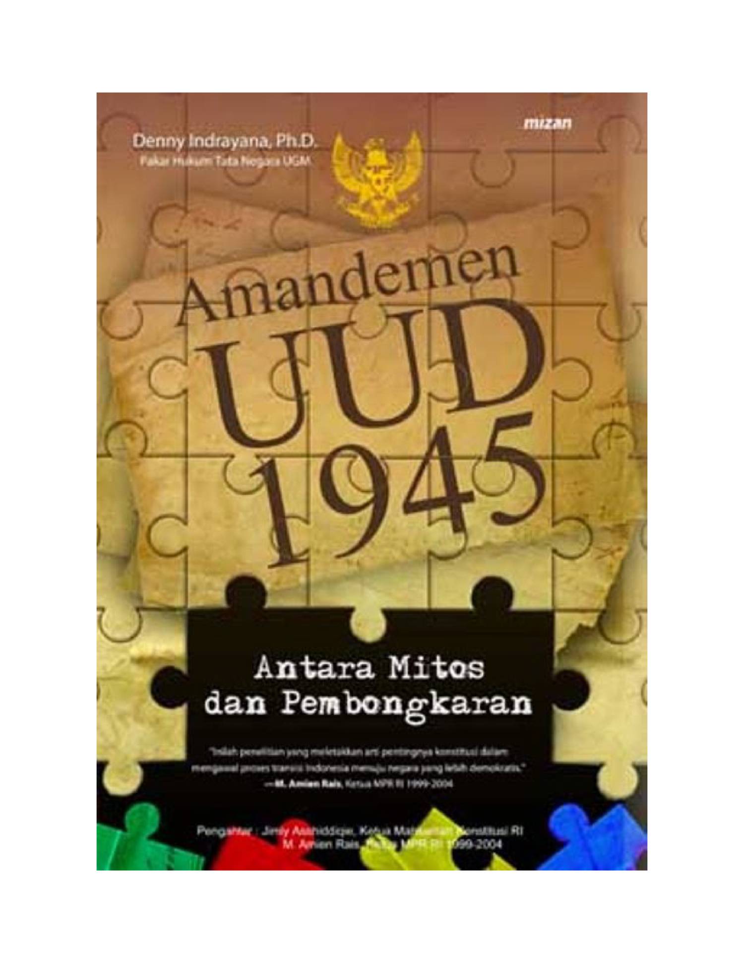 Detail Buku Uud 1945 Amandemen Nomer 29