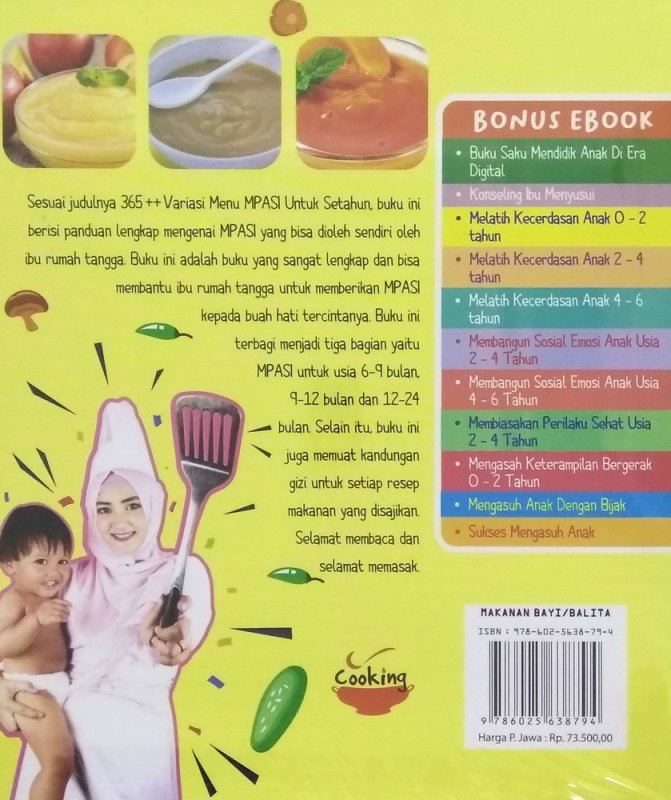 Detail Buku Variasi Makanan Sehat Bayi Nomer 50