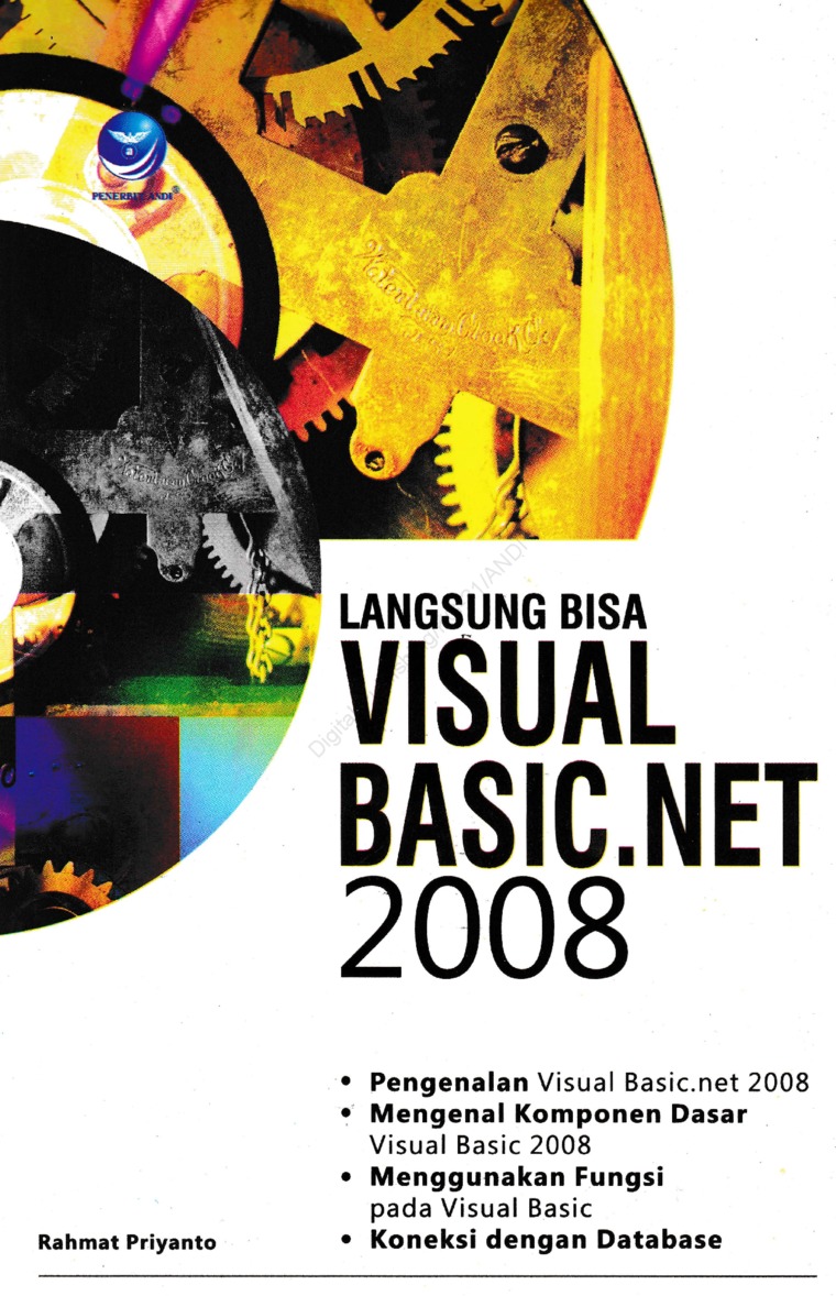 Detail Buku Visual Basic 2008 Nomer 5