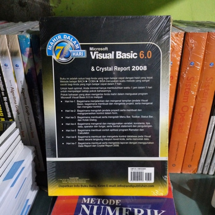 Detail Buku Visual Basic 2008 Nomer 38