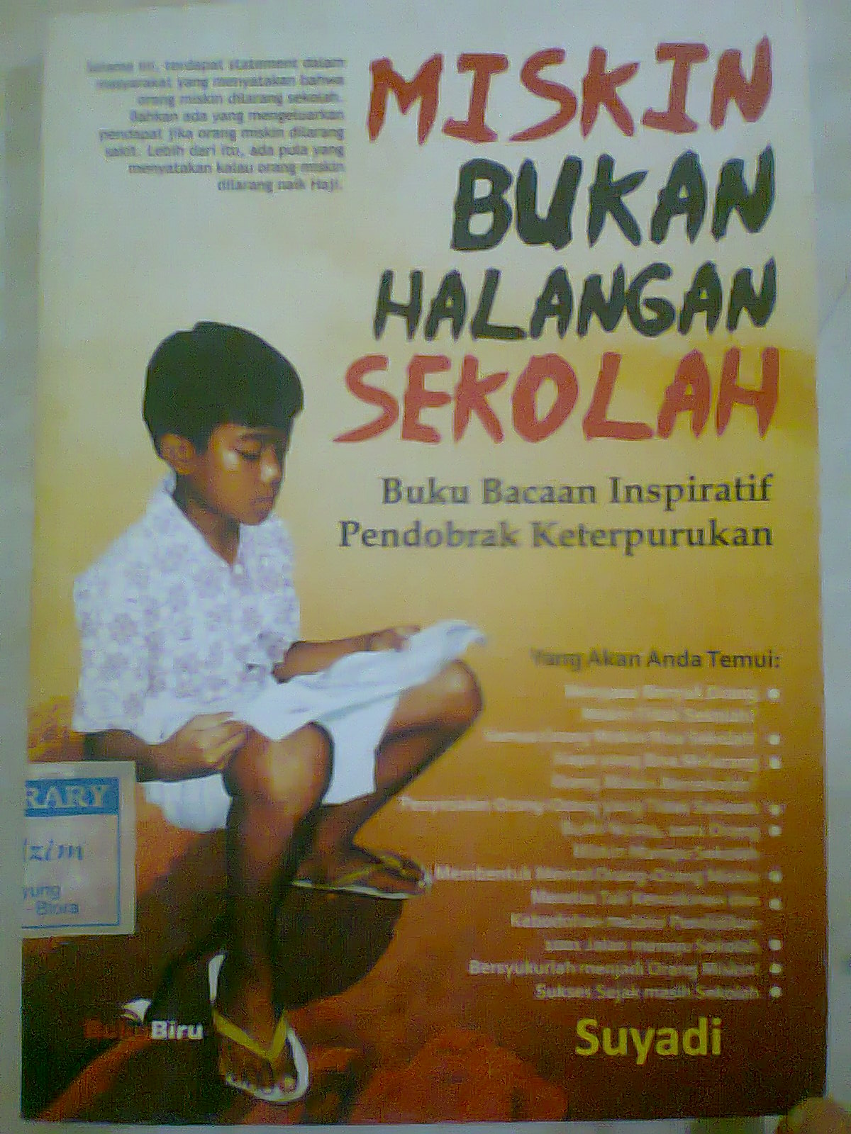 Detail Buku Wajib Orang Miskin Nomer 13