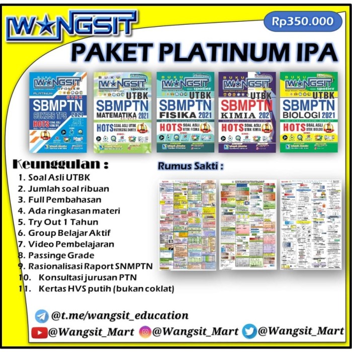 Detail Buku Wangsit Platinum Ipa 2020 Nomer 42