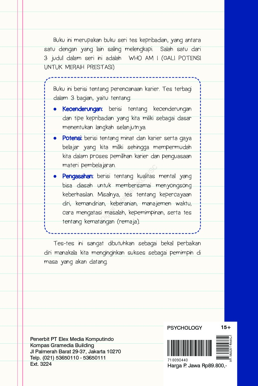 Detail Buku Who Am I Nomer 37