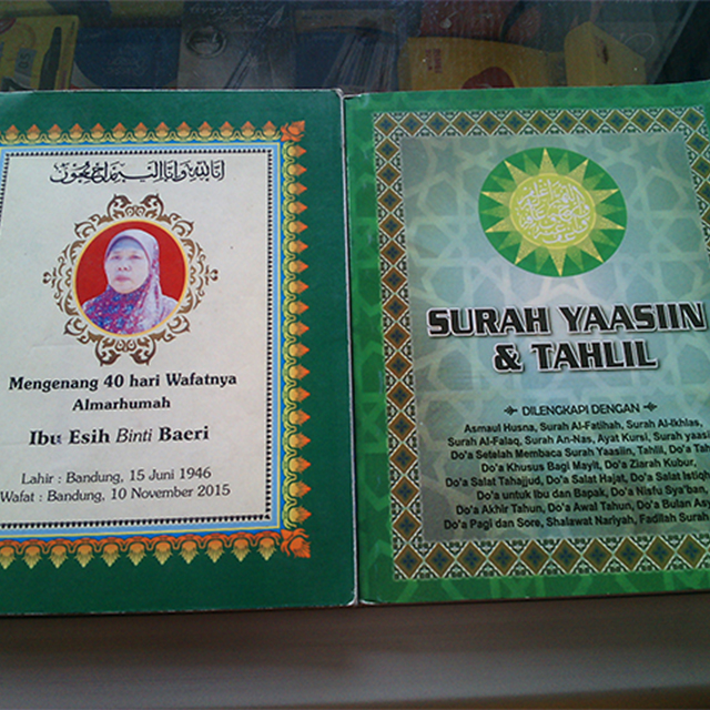 Detail Buku Yasin Bandung Nomer 7