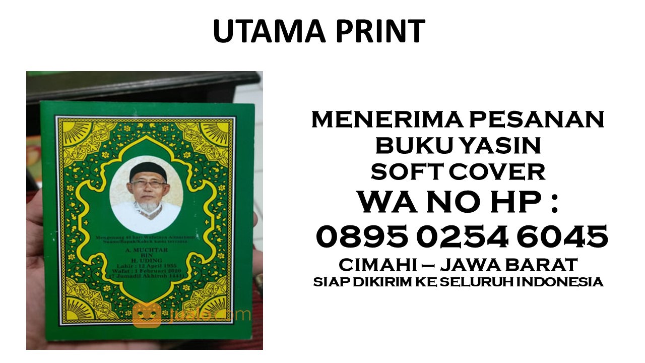 Detail Buku Yasin Dan Tahlil Nomer 33