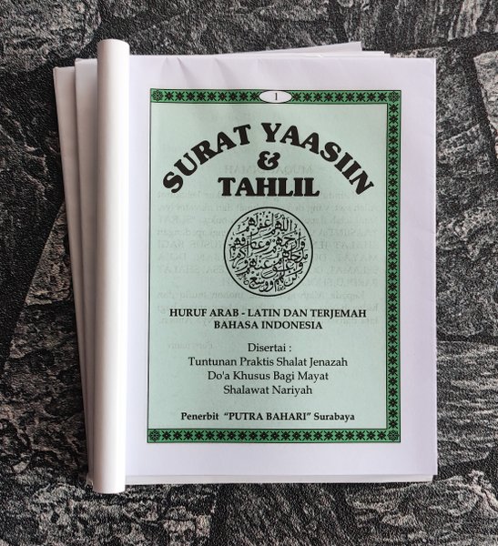 Detail Buku Yasin Dan Tahlil Surabaya Nomer 32