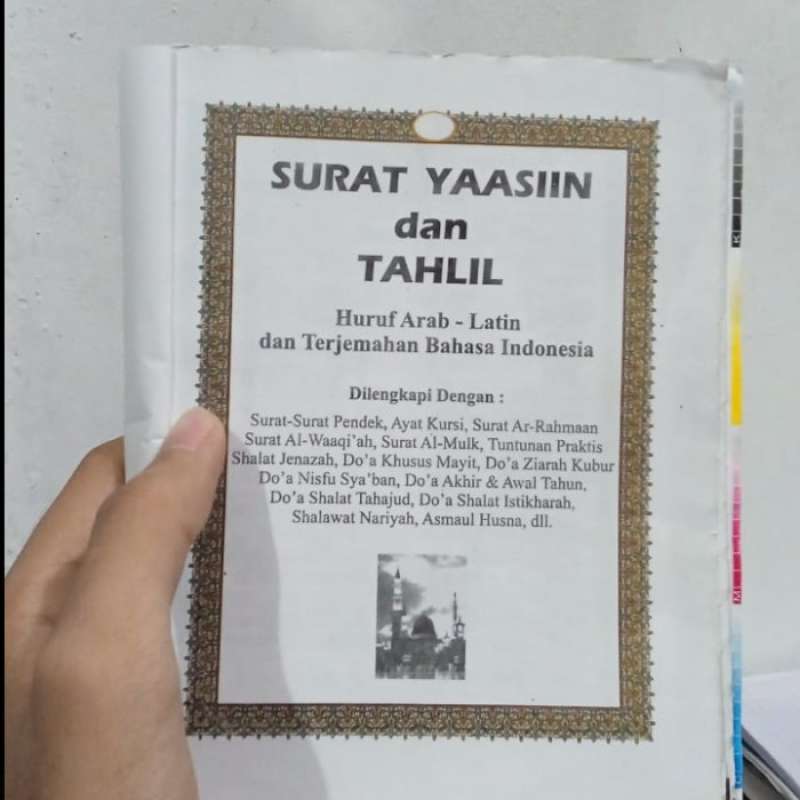 Detail Buku Yasin Dan Tahlil Surabaya Nomer 33
