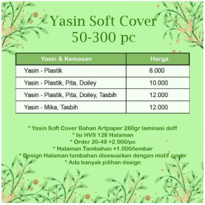 Detail Buku Yasin Soft Cover Nomer 40