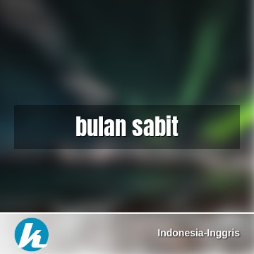 Detail Bulan Sabit Bahasa Inggris Nomer 4