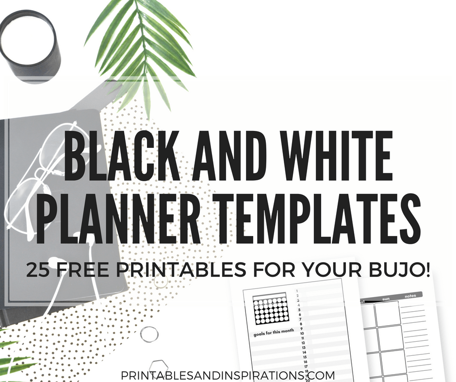 Detail Bullet Journal Planner Template Nomer 24