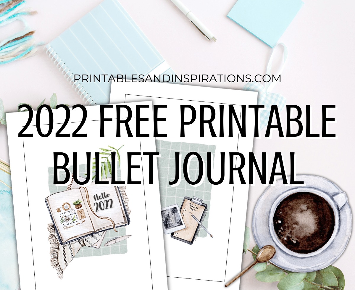 Detail Bullet Journal Planner Template Nomer 47