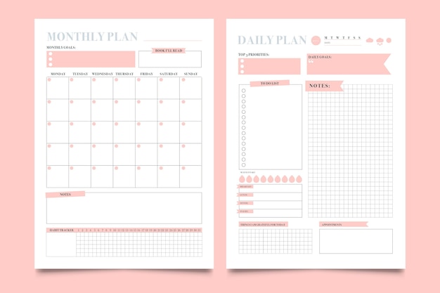 Detail Bullet Journal Template Nomer 14