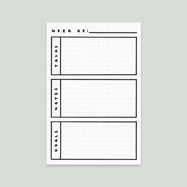 Detail Bullet Journal Template Nomer 7