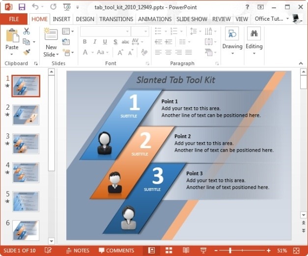 Detail Bullet Point Powerpoint Template Nomer 28