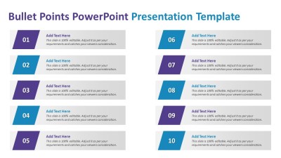 Detail Bullet Point Powerpoint Template Nomer 53