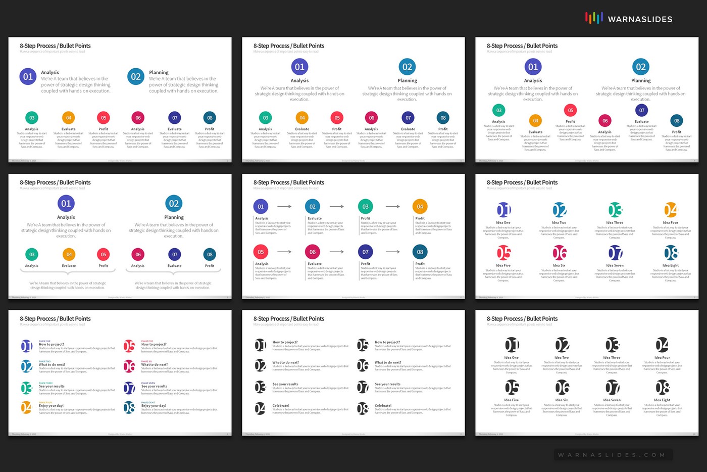 Detail Bullet Point Powerpoint Template Nomer 7
