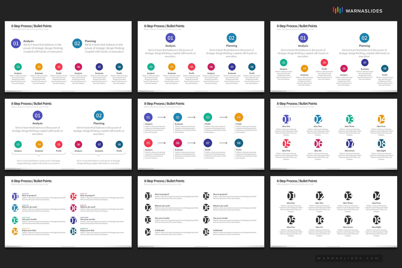 Detail Bullet Point Powerpoint Template Nomer 7