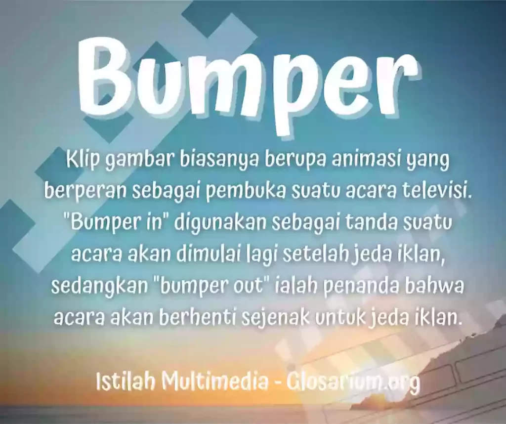 Detail Bumper Acara Tv Nomer 6