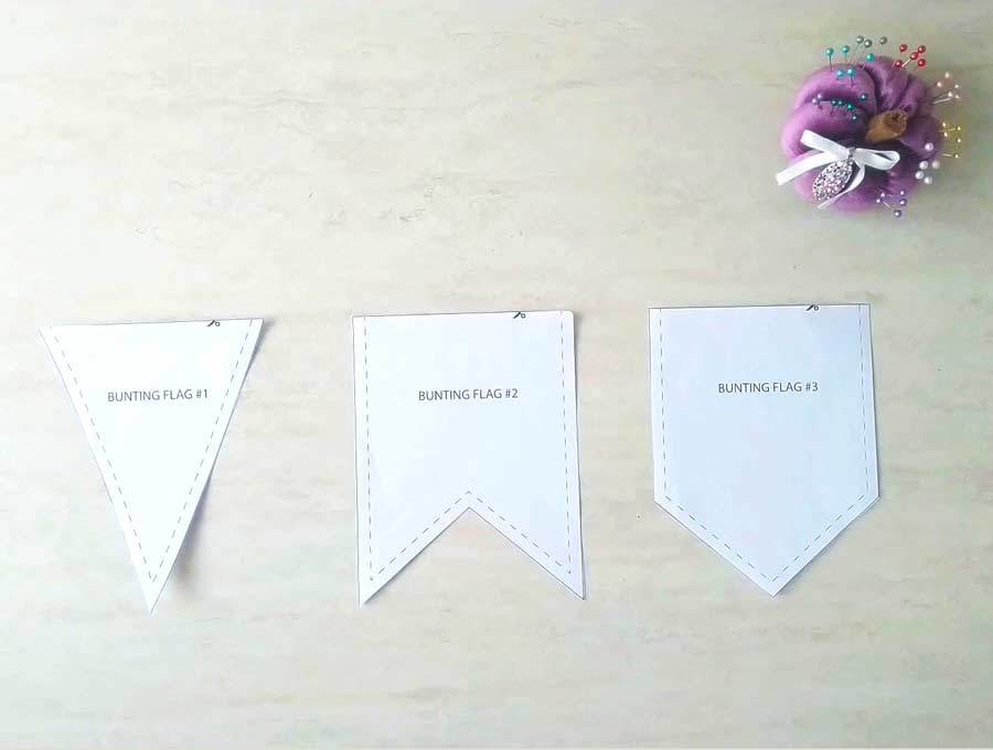 Detail Bunting Flag Template Nomer 13