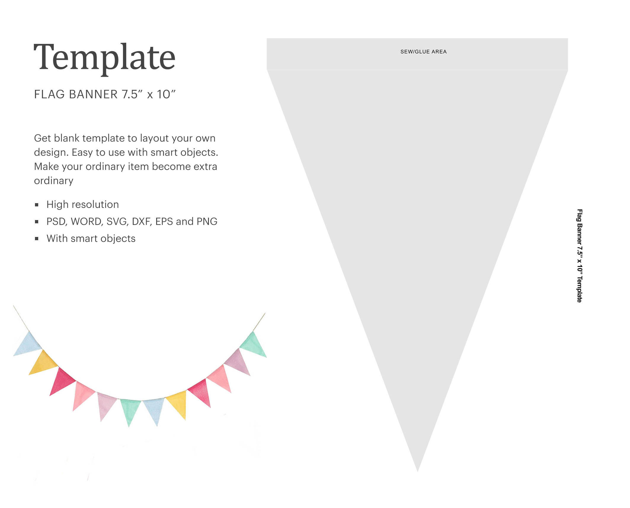 Detail Bunting Flag Template Nomer 18