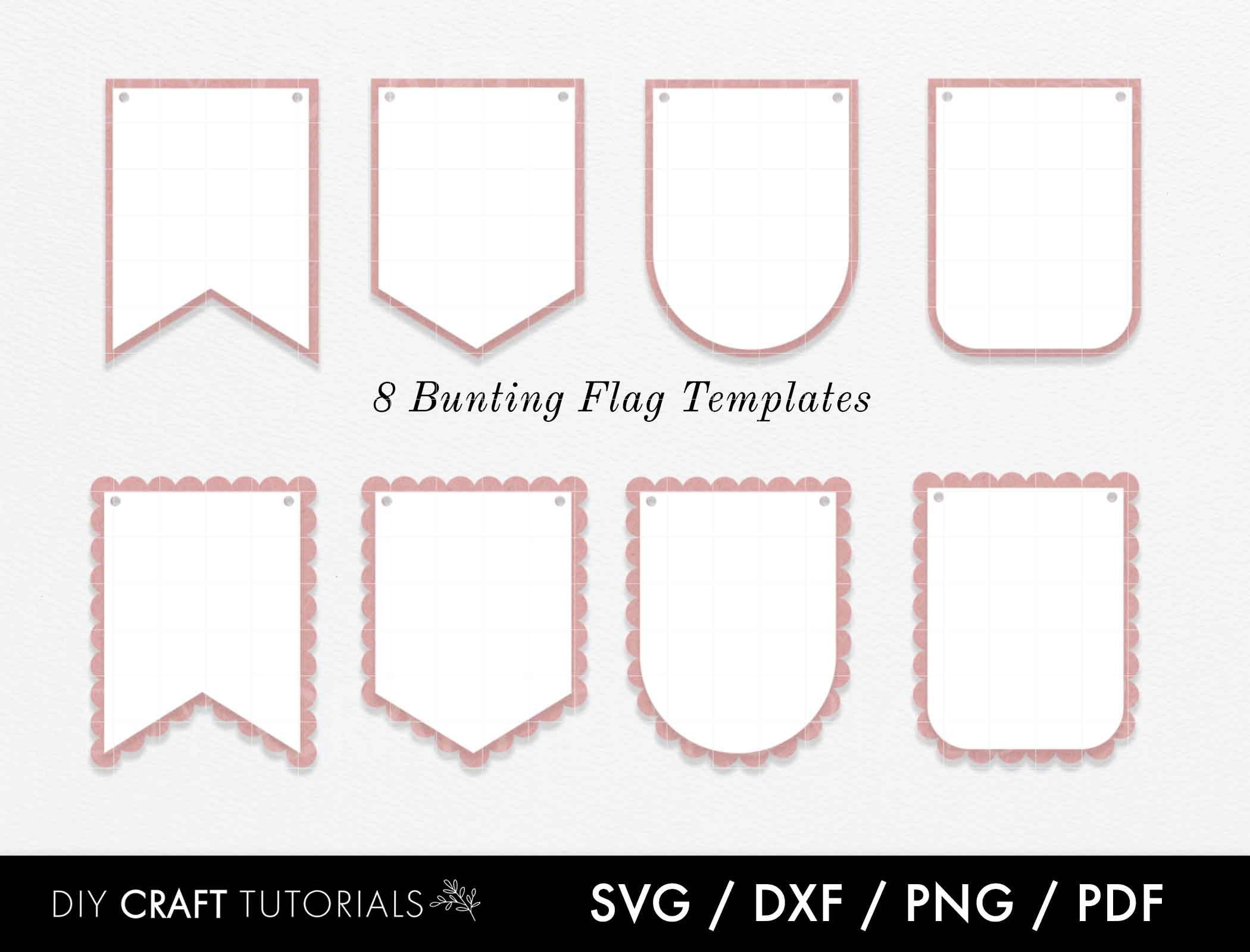 Detail Bunting Flag Template Nomer 22